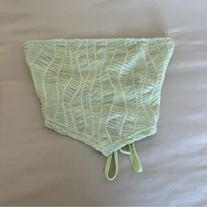 Textured Green Tube Top